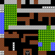 Уровень 3 — карта для Battle City