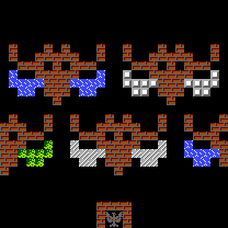 Galaxian — карта для Battle City